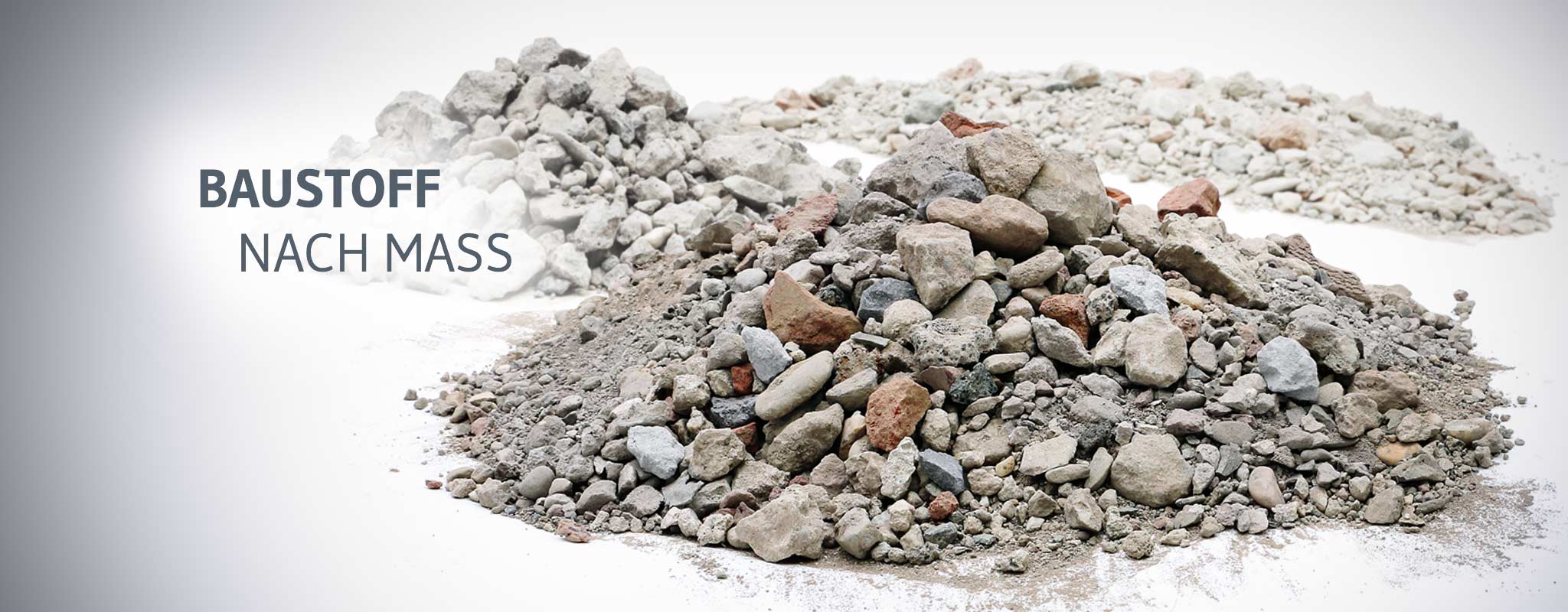remexit® ist ein Recyclingbaustoff nach Maß in unterschiedlichen Gesteinskörnungen